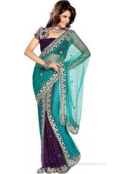 Vivaah Self Design Fashion Net Sari Vivaah Self Design Fashion Net Sari